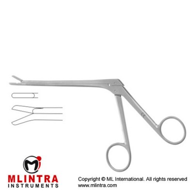Cushing Leminectomy Rongeur Down Stainless Steel, 15 cm - 6" Bite Size 2 x 10 mm